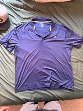 Men's Purple Performance Polo Shirt